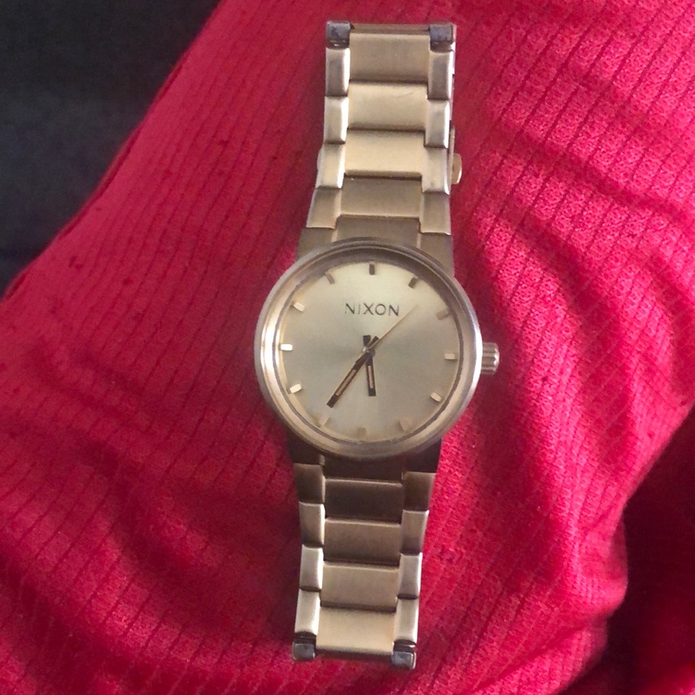 Gold Nixon watch